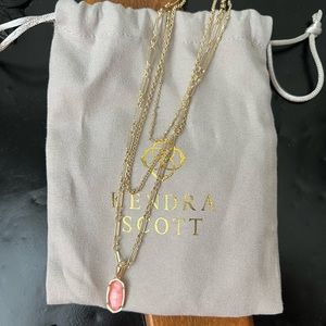 Kendra Scott Elisa Gold Triple Gold Coral Illusion